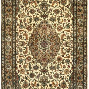 Antique Persian Tabriz Rug, Hand-Knotted Wool