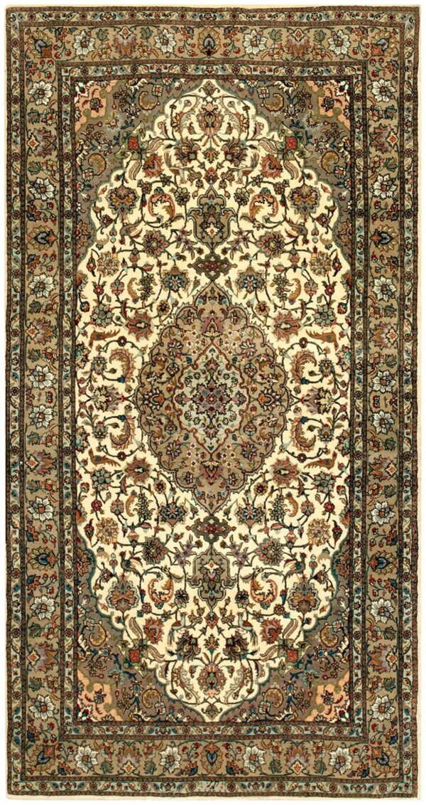Antique persian tabriz rug, hand-knotted wool 1 Antique persian tabriz rug, hand-knotted wool