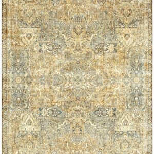 Antique S.E. Persian Kirman Carpet 11'8"×21'6" Buff Field, Buff Border, Monumental Gallery Format, Circa 1920