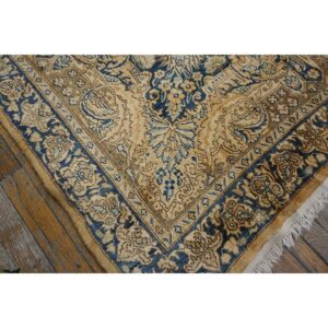 Antique S.E. Persian Kirman Carpet 11'8"×21'6" Buff Field, Buff Border, Monumental Gallery Format, Circa 1920 - detail view 10