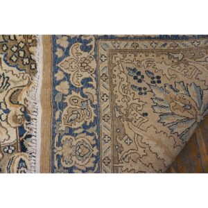 Antique S.E. Persian Kirman Carpet 11'8"×21'6" Buff Field, Buff Border, Monumental Gallery Format, Circa 1920 - detail view 11