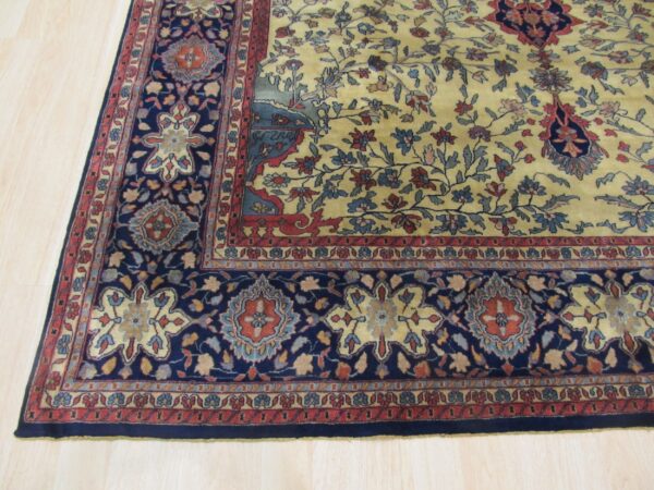 Classic traditional multicolor hand knotted wool rug - image 2