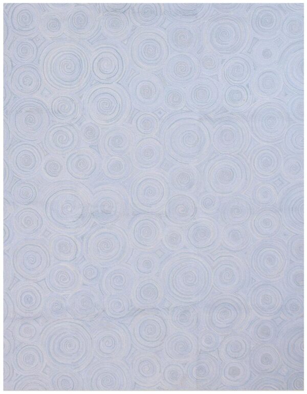 Contemporary american hooked rug — aesthetic modern design, nec rugs