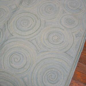 Contemporary American Hooked Rug — Aesthetic Modern Design, NEC Rugs - detail view 9