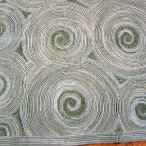 Contemporary American Hooked Rug — Aesthetic Modern Design, NEC Rugs - detail view 4