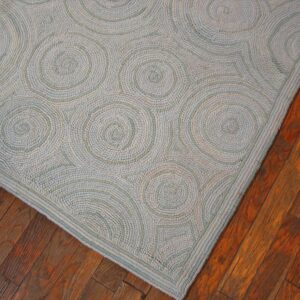 Contemporary American Hooked Rug — Aesthetic Modern Design, NEC Rugs - detail view 8