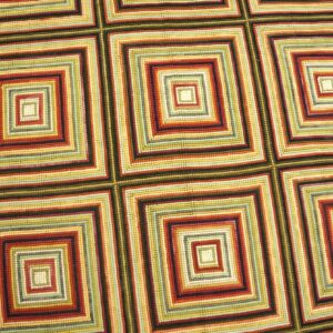 Contemporary American Hooked Rug — Beige Color, Modern Design - detail view 3