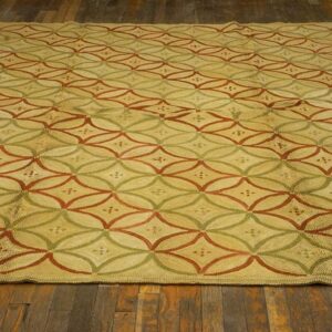 Contemporary American Hooked Rug 6'×9' (183×274 cm) — Cotton Hooked Rug - detail view 1