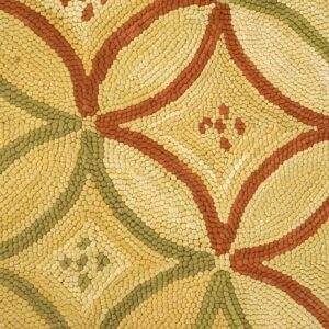 Contemporary American Hooked Rug 6'×9' (183×274 cm) — Cotton Hooked Rug - detail view 3