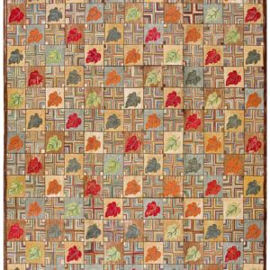 Contemporary American Hooked Rug 9'Ã—12' (274Ã—365 cm) â€” Folk Art Style