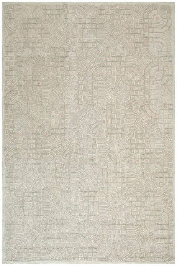 Contemporary american hooked rug — extraordinary modern design
