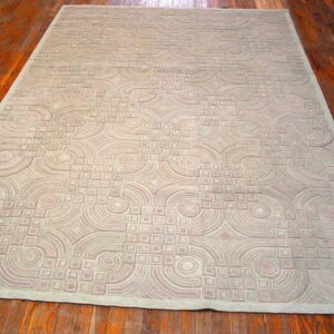 Contemporary American Hooked Rug — Extraordinary Modern Design - detail view 1