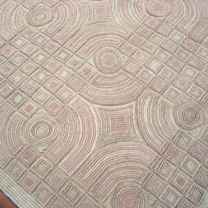Contemporary American Hooked Rug — Extraordinary Modern Design - detail view 3