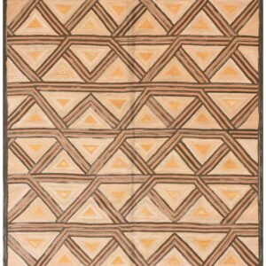 Contemporary American Hooked Rug 8'Ã—10' â€” Multi-Brown