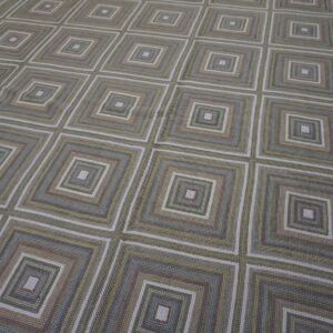 Contemporary Cotton Hooked Rug 9'Ã—12' Hand-Hooked - detail view 5