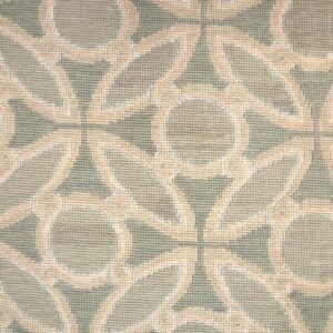 Contemporary Handwoven Wool Needlepoint Flat-Weave Rug, refined classical composition - detail view 5