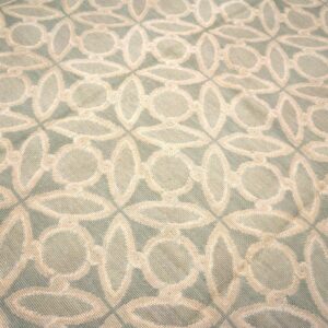 Contemporary Handwoven Wool Needlepoint Flat-Weave Rug, refined classical composition - detail view 6