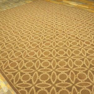 Contemporary Handwoven Wool Needlepoint Flat-Weave Rug with silk highlights, an admirable contemporary composition with silk highlights - detail view 2