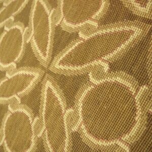 Contemporary Handwoven Wool Needlepoint Flat-Weave Rug with silk highlights, an admirable contemporary composition with silk highlights - detail view 5