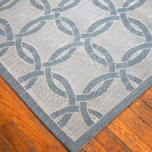 Contemporary Handwoven Wool Needlepoint Flat-Weave Rug with silk highlights, a breathtaking decorative composition with silk highlights - detail view 6