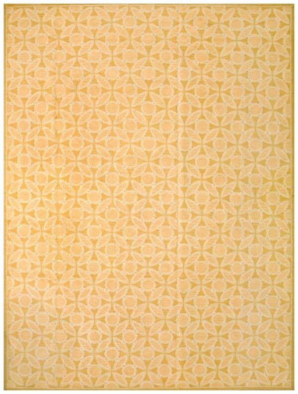 Contemporary handwoven wool needlepoint flat-weave rug with silk highlights, a brilliant contemporary composition with silk highlights