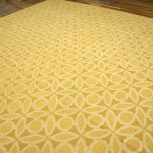 Contemporary Handwoven Wool Needlepoint Flat-Weave Rug with silk highlights, a brilliant contemporary composition with silk highlights - detail view 2