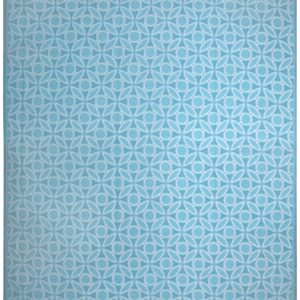 Contemporary Handwoven Wool Needlepoint Flat-Weave Rug with silk highlights, a calming composition with silk highlights