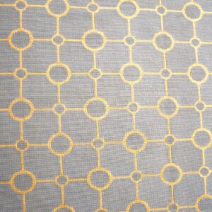 Contemporary Handwoven Wool Needlepoint Flat-Weave Rug with silk highlights, a charming contemporary composition with silk highlights - detail view 4