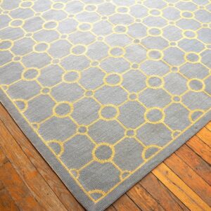 Contemporary Handwoven Wool Needlepoint Flat-Weave Rug with silk highlights, a charming contemporary composition with silk highlights - detail view 6