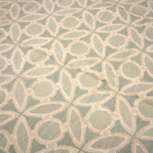 Contemporary Handwoven Wool Needlepoint Flat-Weave Rug with silk highlights, an excellent decorative composition with silk highlights - detail view 7