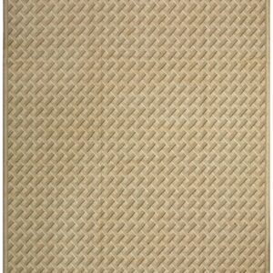 Contemporary Handwoven Wool Needlepoint Flat-Weave Rug with silk highlights, a radiant contemporary composition with silk highlights