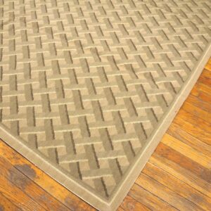 Contemporary Handwoven Wool Needlepoint Flat-Weave Rug with silk highlights, a radiant contemporary composition with silk highlights - detail view 9