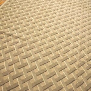 Contemporary Handwoven Wool Needlepoint Flat-Weave Rug with silk highlights, a radiant contemporary composition with silk highlights - detail view 8