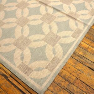 Contemporary Handwoven Wool Needlepoint Flat-Weave Rug with silk highlights, a refined composition with silk highlights - detail view 8