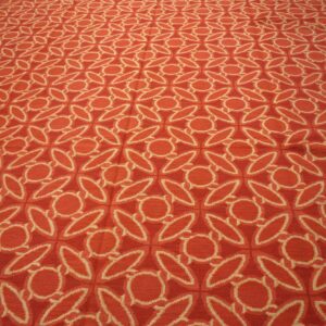 Contemporary Handwoven Wool Needlepoint Flat-Weave Rug with silk highlights, a striking contemporary composition with silk highlights - detail view 4