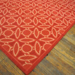 Contemporary Handwoven Wool Needlepoint Flat-Weave Rug with silk highlights, a striking contemporary composition with silk highlights - detail view 7