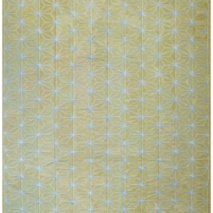 Contemporary Handwoven Wool Needlepoint Flat-Weave Rug with silk highlights, a superb decorative composition with silk highlights