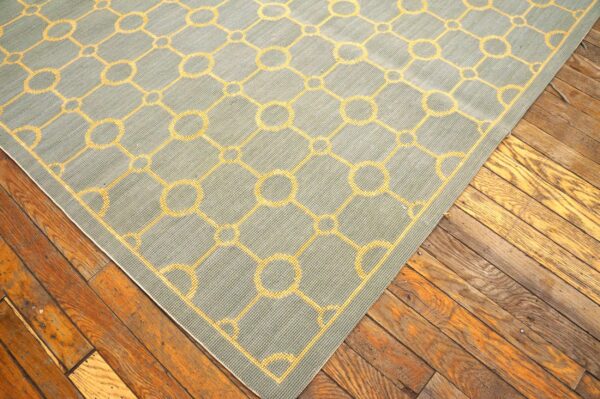 Contemporary handwoven wool needlepoint flat-weave rug with silk highlights, a wonderful contemporary composition with silk highlights 10 Contemporary handwoven wool needlepoint flat-weave rug with silk highlights, a wonderful contemporary composition with silk highlights - detail view 9