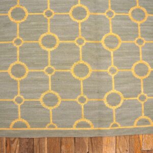 Contemporary Handwoven Wool Needlepoint Flat-Weave Rug with silk highlights, a wonderful contemporary composition with silk highlights - detail view 8