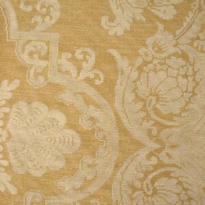 Contemporary Handwoven Wool Needlepoint Rug — Beige-Ivory Color - detail view 6