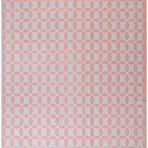 Contemporary Handwoven Wool Needlepoint Rug — Special Geometric
