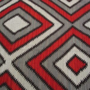 Contemporary Navajo Rug 5'×8' Hand-Woven Wool, Native American Tradition - detail view 5