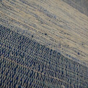 Contemporary Shaker-Style Carpet 9'Ã—12' Hand-Woven Wool - detail view 4
