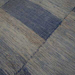 Contemporary Shaker-Style Carpet 9'Ã—12' Hand-Woven Wool - detail view 5