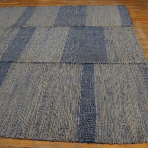 Contemporary Shaker-Style Carpet 9'Ã—12' Hand-Woven Wool - detail view 6