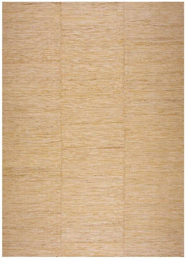 Contemporary shaker style flat-weave rug 9'ã—12' â€” beige & cream