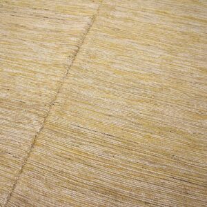 Contemporary Shaker Style Flat-Weave Rug 9'Ã—12' â€” Beige & Cream - detail view 11