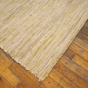 Contemporary Shaker Style Flat-Weave Rug 9'Ã—12' â€” Beige & Cream - detail view 8
