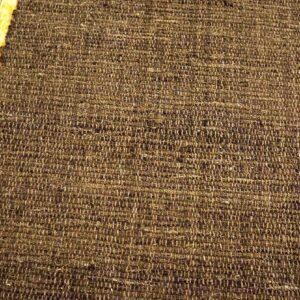 Contemporary Shaker Style Flat-Weave Rug â€” Brown Field - detail view 5