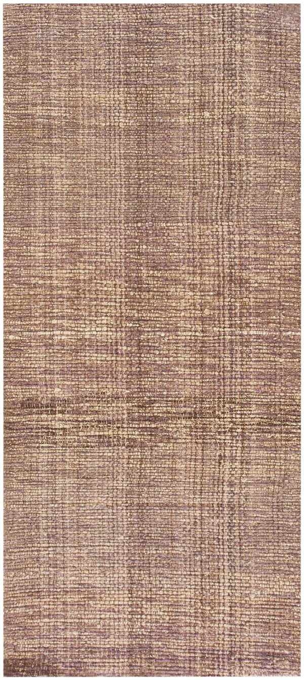 Contemporary shaker style flat-weave rug 8'ã—10' â€” earth tones